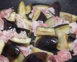 茄子と豚肉のコチュジャン炒め作り方3写真
