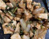 鶏肉とニラ丼作り方6写真