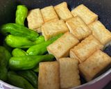 すりごま味噌厚揚げシシトウ炒め作り方2写真