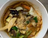 肉無チクワクリーミー梅ガパオ味野菜炒め作り方19写真