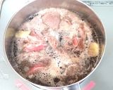 ラム肉で✾Newレトロ系な「どて焼き」を作り方3写真
