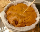 焼き栗の中華風蒸しパン・マーラーカオ作り方7写真