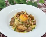 甘辛タレが絡む✨😋てりやきチキンパスタ🍝作り方10写真