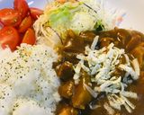 野菜カレー●チーズかけチキンミルクカレー作り方4写真