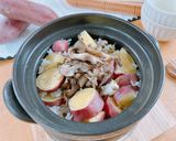 さつまいもと焦がし舞茸の塩昆布ご飯作り方8写真