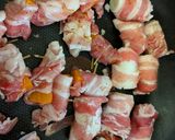 【パスタ】で留めた豚バラ野菜巻きの甘辛煮♡作り方10写真
