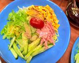 冷やし中華のタレ！麺つゆとカンタン酢だけ作り方1写真
