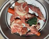 彩色野菜の 豚巻き蒸し作り方2写真