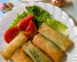 菜花とハムとチーズのチビ春巻きお弁当に♡作り方3写真