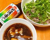 簡単!豚ばら肉ときのこのつけ蕎麦作り方9写真