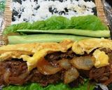 牛肉と玉ねぎのみそだれソテーキンパ作り方6写真