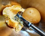 島らっきょうで　おつまみポテトサラダ　作り方2写真