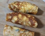 米粉deチョコバナナクレープ作り方8写真