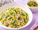糖質制限　玄米の激ウマ炒飯　中華スープ　糖尿病作り方4写真