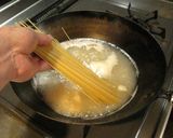 シーフードヌードルで作るシーフードパスタ作り方8写真