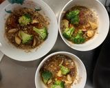 根菜茄子白菜コク旨ウスター味温野菜サラダ作り方6写真