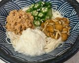 ねばねば具材と温玉のせ♪和えそうめん作り方8写真