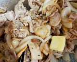 豚肉とエリンギのガリバタ醤油炒め作り方3写真