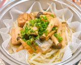鮭としめじの醤油麹漬けせいろ蒸し作り方4写真