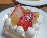 ★低糖質‼おからで作る🍓ショートケーキ💕作り方14写真