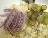 酸っぱさがクセになる！ピクルスのポテトサラダ作り方3写真