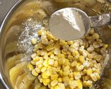 コーン揚げ　トウモロコシの缶詰を使います作り方3写真