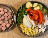 元気をチャージ!夏野菜たっぷりピザ♪作り方1写真