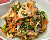 大根菜とレンコンの炒め物♪作り方3写真