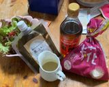 生野菜サラダ麹ドレッシング作り方1写真