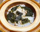 【土鍋】のりとちくわの炊き込みごはん作り方6写真