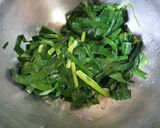 ニラ大量消費、ニラのごまポン酢和え作り方3写真