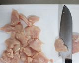 鶏むねで！ガーリック味噌マヨチキン作り方1写真