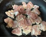 鶏肉とちんげん菜とキノコのクリーム煮作り方3写真