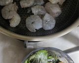 青じそと海老のジェノバ風パスタ作り方2写真