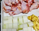 手羽元と大根の甘辛煮作り方1写真