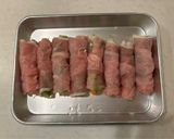 おかんレシピ𓀤𓀣ピーマンと人参の豚肉巻き作り方5写真