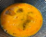 さば缶と春菊のキッシュ　フライパン作り方4写真