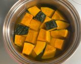 シンプル　かぼちゃの煮物作り方2写真