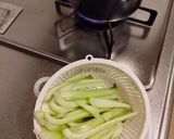 マグロとチンゲン菜キムチ和え作り方1写真