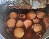 ホッコリ和食✨️里芋とイカの煮物作り方8写真