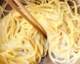 湯切り不要！ワンパン和風明太子スパ作り方8写真