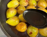 イチジクの甘露煮（水なし）作り方6写真