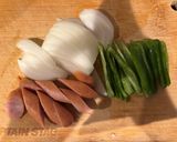 調味料二つでナポリタン作り方2写真