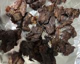 材料5つ　美味すぎたビーフジャーキー作り方5写真