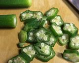 旬の夏野菜の天ぷらで♪とろろオクラぶっかけ蕎麦作り方3写真
