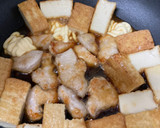 鶏肉と厚揚げのマヨしょうゆ炒め♪作り方5写真
