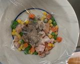 レンジ簡単さっぱり味噌レモン風味炒飯弁当作り方3写真