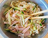 レンジで簡単！もやしの中華サラダ作り方4写真