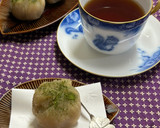 栗の渋皮煮と白餡の茶巾絞り作り方7写真