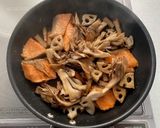 鮭とレンコンの照り焼き作り方5写真